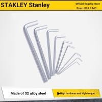 ราคา Stanley ประแจอัลเลนเมตริกหัวแบนประแจหกเหลี่ยมยาว ไขควงอัลเลน เครื่องมือช้อนหกเหลี่ยมรูปตัว L (56702026358)