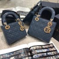 ราคา Dior Lady Mini Bag สีเดนิม.Blue หนังเงา สะพายข้าง (53600141529)