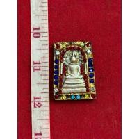 ราคา พระสมเด็จ บุเงิน วัดพระแก้ว วังหน้า ประดับพลอย ลงทอง (43055428798)