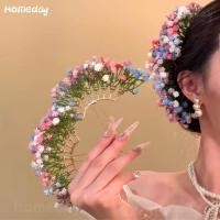 ราคา Clasp Gypsophila Hairpin สีม่วง คลิปลมสำหรับเด็ก พร้อมดอกไม้ประดิษฐ์สีพาสเทล แบบครึ่งซิป ผมการ์ด สไตล์ชนบท (49951188122)