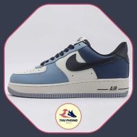 ราคา Best QUALITY Air _Force 1 07 Low รองเท้าผ้าใบสีน้ําเงินสีขาวสีดํา Xc2351 _ _ Nike _ รองเท้า FULLBOX (29005191743)