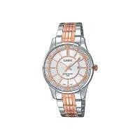 ราคา Casio Standard นาฬิกาข้อมือ Lady LTP-1358RG-7AVDF (Silver/Pink gold) (157356380)