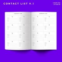 ราคา CONTACT LIST v.1 - สมุดจดที่อยู่ จดเบอร์โทรศัพท์ จดได้ 312 ชื่อ (8304983660)