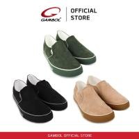 ราคา GAMBOL แกมโบล SLIP-ON รองเท้าผ้าใบสลิปออนชาย รุ่น GB82087A Size 44-46 (6455417363)
