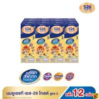 ราคา เอส-26 โกลด์ นมยูเอชที สูตร 3 รสจืด 180 มล. x 12 ชิ้น (12442120650)