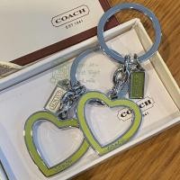 ราคา Rare COACH Vintage Green Enamel Heart ❤️ Keychain FOB Purse Charm #7382 - พวงกุญแจ วินเทจ แท้ ❣️ ใหม่ มีกล่อง (42152468914)
