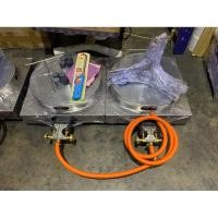 ราคา ชุดเตาเครปพร้อมเปิดร้าน เตาเดี่ยว12-14 นิ้ว2เตาพร้อมอุปกรณ์เครื่องหมุนเครป ชุดแก๊ส ตัวที พน้อมใช้งานรับสินค้า 1 ปีเต็ม (25339010746)