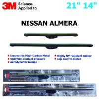 ราคา ใบปัดน้ำฝน 3M Silicone Model สำหรับ Nissan Almera ขนาดใบ 21"+14" สินค้าระดับพรีเมี่ยม หรูหรา สวยงาม ทนทาน คุณภาพดี (15557771036)