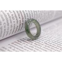 ราคา แหวนหยกเขียวเนื้อใส ส่องผ่านทั้งวง สวยมาก เบอร์ 54 แหวนหยกพม่าแท้ Type A สีธรรมชาติ จัดส่งฟรี (14347196833)