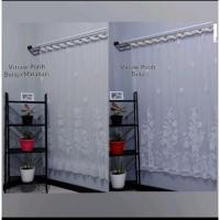 ราคา Vitrase ผ้าจีบรุ่นผ้าม่านตะขอโดยใช้ลวด S Puring จีบผ้าม่านประตูจีบมุ้งกันยุงประตูหน้าต่างจีบผ้าม่านหรูหราโบราณ (43124756894)