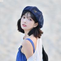 ราคา หมวกเบเร่ต์ผ้ายีนส์สีงาช้าง,หมวกแปดเหลี่ยมตัวอักษรสไตล์เกาหลี ง หมวกเบเร่ต์,แฟชั่น ย2เค จิตรกรหมวกศิลปินหมวกจิตรกรหมวกฟักทองสุภาพสตรี (27743562839)