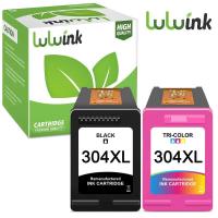 ราคา LULU INK 304XL ตลับหมึกสําหรับ HP 304 สําหรับ HP 304XL Deskjet ENVY Officejet 2620 2630 2632 3730 5020 5032 เครื่องพิมพ์ (43673771310)