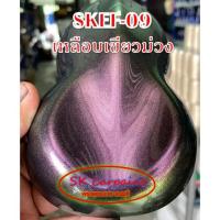 ราคา สีพ่นรถยนต์ 2K เหลือบเขียวม่วง (รองพื้นดำ) SKEF-09 (6254128403)