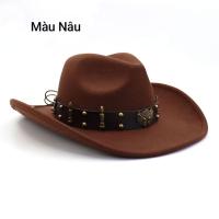 ราคา หมวกคาวบอยหมวกคาวบอยปีกกว้าง 9 ซม. ทําจากสักหลาดคุณภาพสูงที่เรียบและสวยงาม (42708835818)