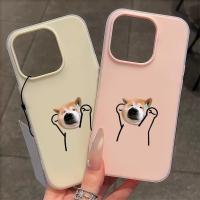 ราคา พร้อมส่ง เคสสำหรับไอโฟน16 รูปสุนัขชิบะ ตลก เคสด้านครอบสองชั้นสีสัน For IPhone13 11 12 14PLUS 6/7/8 15 16Pro MAX X XS XR (41507747699)