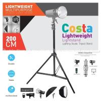 ราคา ขาตั้งไฟ COSTA 200 ซม. ขาตั้งกล้องแฟลชสตูดิโอไฟ 3 ส่วน CF-3200 (26760058163)