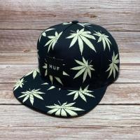 ราคา หมวก Huf Glow In The Dark Plantlife Snapback Hat Black (MADE IN USA) (42869084023)