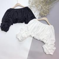 ราคา BLACK AND WHITE OFF SHOULDER DRESS (รูปถ่าย+วีดีโอจริง) (40258827194)