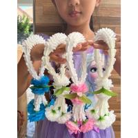 ราคา พวงมาลัยวันแม่ (พวงมาลัยดอกมะลิ ดอกพุด ) มาลัยทรงกลมนางกวัก มาลัยดอกไม้ผ้า พลาสติก ไหว้พระ ไหว้ผู้ใหญ่ มาลัยไหว้รถ (28387340303)