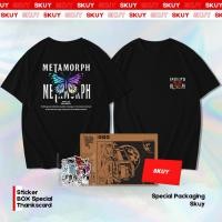 ราคา (HOT) [ซีรีส์สะท้อนแสง] เสื้อยืดผู้ใหญ่สีดํา Skuy Unisex | เมธามอร์ฟ SKY164 (46951325174)