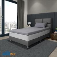 ราคา ผ้าปูที่นอน ผ้าปูเตัยง ชุดผ้าปู TOPPER 3.5 ฟุต 2 ชิ้น HOME LIVING STYLE LISA สีเทา ผ้าปูที่นอนเอนกประสงค์ ผ้าคลุมเตียง (11278966466)