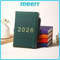 ราคา MEERR 2026 Schedule Book, A5 English Notebook, พร้อมคู่มือประสิทธิภาพปฏิทิน To Do List Notepad Students (42176167649)