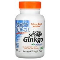 ราคา Ginkgo120 mg Extra Strength 120 Veggie Caps ยี่ห้อ Doctor's Best (15386251560)