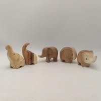 ราคา ตุ๊กตาช้างไทย ช้างไม้แกะสลัก สีตามธรรมชาติ (18978001069)