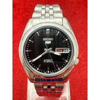 ราคา SEIKO 5 21 JEWELS AUTOMATIC ตัวเรือนสแตนเลส นาฬิกาผู้ชาย มือสองของแท้ (25476980252)