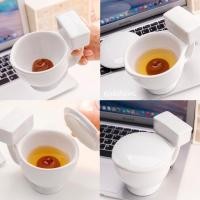 ราคา ส่งจากไทย แก้วรูปทรงชักโครก แก้วน้ำ ตลกๆ แก้วโถส้วม (21060311163)