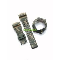 ราคา กรอบสายg-shockของแท้​รุ่นga-100​/ga-110 สีพรางเขียว​(ชุดประหยัดไม่มีตะขอ)​ (25781954190)