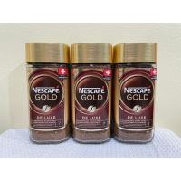 ราคา NESCAFE GOLD DELUXE 200 g เนสกาแฟ โกลด์ เดอ ลุกซ์ คอฟฟี่ กาแฟสำเร็จรูปชนิดฟรีซดราย [นำเข้าจาก SWITZERLAND] Exp.11/2024 (22053158807)