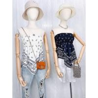 ราคา ทักก่อนสั่งเสื้อเกาะอกสม็อค ลายผ้าเช็ดหน้า Loli (7060205889)