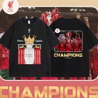 ราคา เสื้อฟุตบอลแฟนบอล ลิเวอร์พูล เอฟซี - เสื้อยืดแขนสั้นผ้าฝ้าย 100% สําหรับผู้ชาย/ผู้หญิง (29287103246)