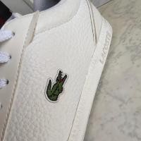 ราคา LACOSTE รองเท้าสีขาว ออฟไวท์ แบรนด์แท้ มือสอง เบอร์ 37, UK4, US6 (26667046724)