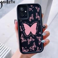 ราคา MHKEID เคสสำหรับ VIVO Y75 Y55 5G Y55s Y33s Y33e Y30 5G Y52T T1 5G เคสโทรศัพท์ผู้หญิงรูปผีเสื้อสีชมพู (42304074113)
