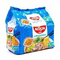 ราคา Nissin นิสชิน บะหมี่กึ่งสำเร็จรูป รสหมูมะนาว 60 ก. แพ็ค 5 (8446352288)