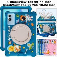 ราคา ขาตั้งหมุนได้ 360 องศาสําหรับแท็บ BlackView 90 Tab90 Wifi 10.92 11 นิ้วรูปแบบซิลิโคนอ่อนนุ่มกันกระแทกฝาครอบแท็บเล็ต (28180478208)