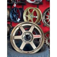 ราคา ล้อTE37 ขอบ 18น้ำตาลหยอดแดง 6 รู กว้าง 8.5 นิ้ว (19387349544)