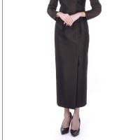 ราคา Carisa ผ้าถุง จิตรลดาสีดำ ตัดสำเร็จ ผ้าไหมแพรทิพย์ [5714] (13939896795)