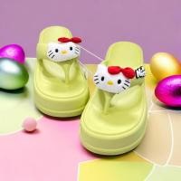 ราคา รองเท้าแตะลำลองผู้หญิง ส้นตึกรองเท้าแตะติดคิตตี้น่ารัก สำหรับผู้หญิง (29401074510)