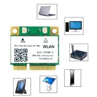 ราคา Dual Band 2.4G/5Ghz AC7265 ไร้สาย MINI PCI-E WIFI การ์ดบลูทูธ 4.2 1200Mbps 7265HMW 802.11AC (46202230601)