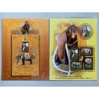 ราคา แสตมป์แพ็คเกจพิเศษชุดที่ระลึก80พรรษารัชกาลที่9 ปี2550 ครบชุด2แผ่น (26450128494)