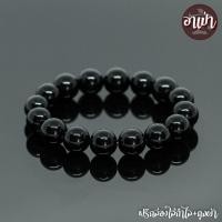 ราคา หินนิลดำ Onyx ขนาด 14 มิล หินแท้ 100% หินนิลกาฬ หินสีดำ หินมงคล (2420947971)