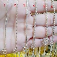 ราคา สร้อยคอทองคำขาว น้ำหนัก1 สลึง ยาว 18 นิ้วเส้นเล็กน่ารักสวยใส งานคุณภาพเกรดพรี่เมี่ยม ไม่ลอกไม่ดำ ใส่ติดตัวได้ตลอด (4880402345)