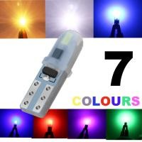 ราคา หลอดไฟ LED T5 W1.2W W3W 12V สีขาว สําหรับติดรถยนต์ (15686600491)