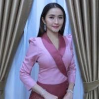 ราคา เสื้อไหมลาว ผ้าไหมลาว รุ่นคอบัว (5517947404)