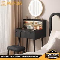 ราคา โต๊ะเครื่องแป้งไม้เนื้อแข็งสีดำแบบฝรั่งเศสห้องนอนขนาดเล็กโต๊ะเครื่องแป้งขนาดเล็กขนาดเล็ก (28214732501)