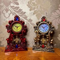 ราคา นาฬิกาตั้งโต๊ะสไตล์ยุโรปสำหรับห้องนั่งเล่นหรือห้องนอน พร้อมลูกตุ้ม (40274202920)