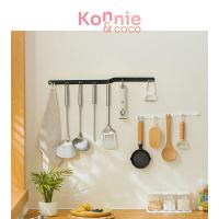 ราคา Nachuan Iron Hook Eight Hooks #White ตะขอเหล็กแบบแขวนผนัง 8 ตะขอ สีขาว. (40007743327)
